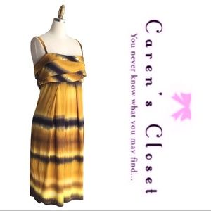 ABS Essentials Mustard Yellow Stretch Jersey Dress